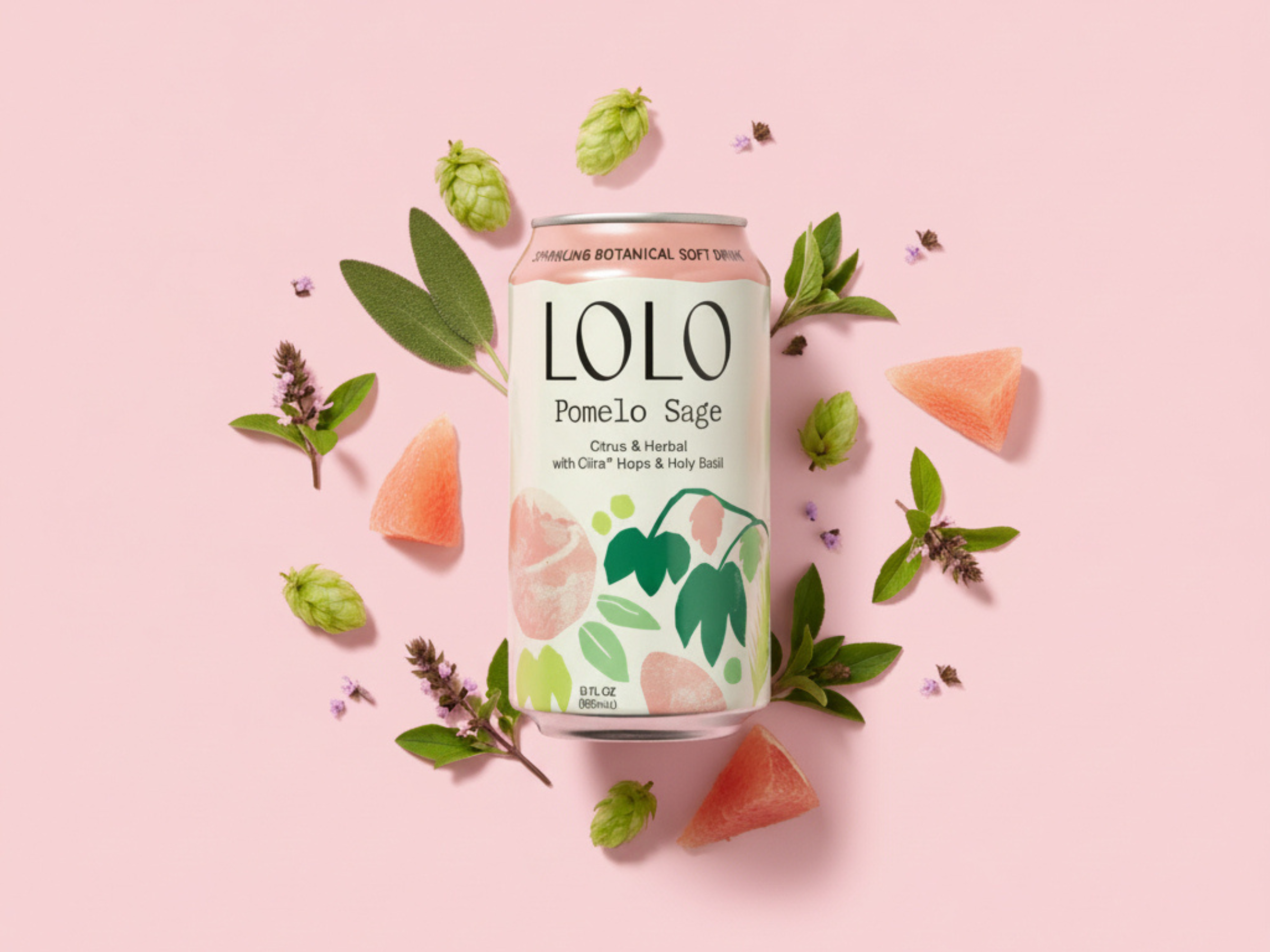 Pomelo Sage | Sparkling Botanical Hop Drink | Lolo – Lolo Hops Store