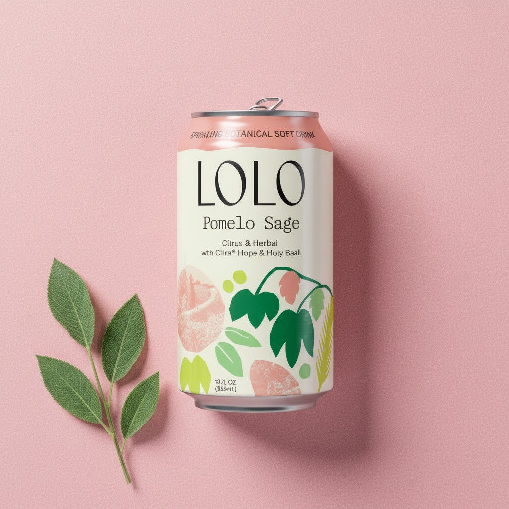 Pomelo Sage | Sparkling Botanical Hop Drink | Lolo – Lolo Hops Store